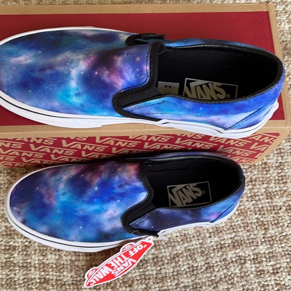Vans Classic Slip-On Galaxy Black/True White WMNS - Picture 6 of 16